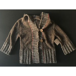 NWT Free People Hoodie Cardigan Sweater Size Large